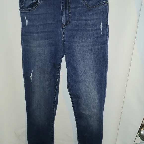 Kut from the Kloth Dark Blue High Rise Skinny Jeans - Picture 1 of 7